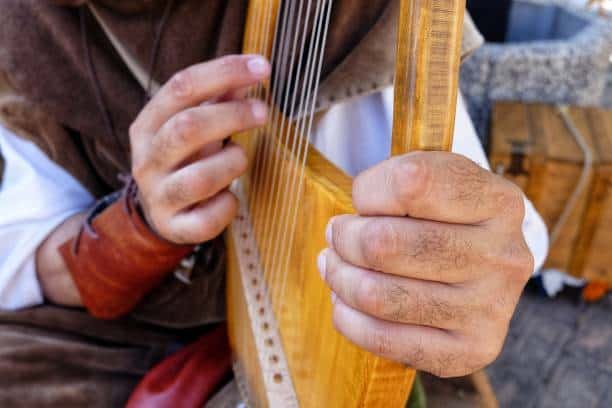 lyre medieval musical instrument