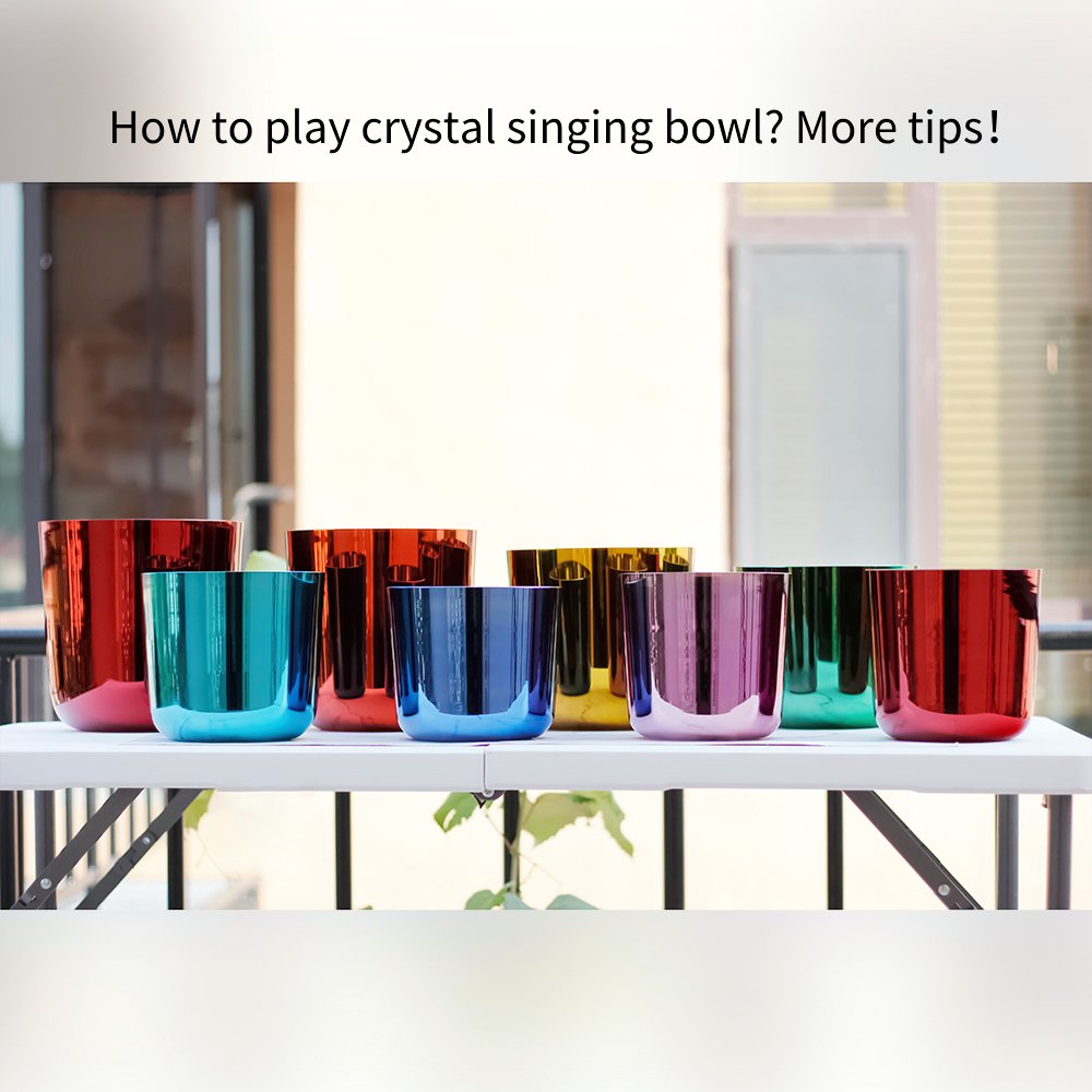 how to play crystal singing bowl